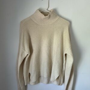 Cozy Cream Turtleneck Sweater
